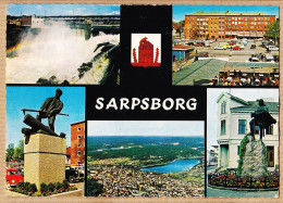 04629 / SARPSBORG Norvège Torget Multivues 1960s Norwegen Norge Norway 1131/8 Tillatt Offentliggjort Av Forsvarsstaben - Noorwegen