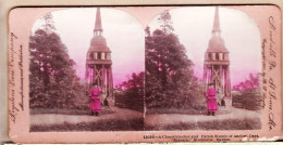 04602 / Rare STOCKHOLM Sweden Churchknocker And Parish Steeple Of Ancient Days SKANSEN Photo-Stéréo Views 1901 - Suecia