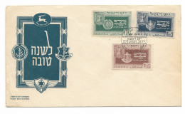 ISRAELE - FDC NUOVO ANNO - 20.9.1949. - Maximumkaarten