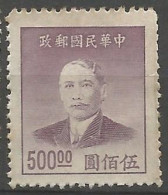 CHINE  N° 721 NEUF Sans Gomme - 1912-1949 Republic