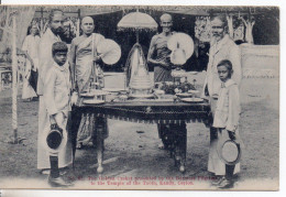 Carte Postale Ancienne Ceylan - Kandy. The Golden Casket Presented By The Burmese Pligrims To The Temple Of The Tooth - Sri Lanka (Ceylon)