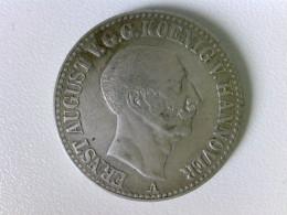 Münze: 1 Tahler (Taler) Ernst August V G G König Von Hannover A, XVI Eine F. M. - Numismatics