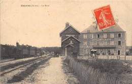 02-SISSONNE- LA GARE - Sissonne