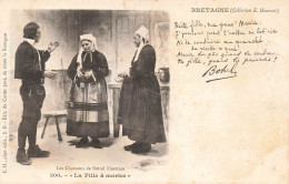 FOLKLORE - Musique - Les Chansons De Botrel Illustrées - La Fille à Marier - Carte Postale Ancienne - Musique