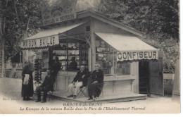 CPA04- GREOUX-LES-BAINS- Le Kiosque De La Maison Baille- Souvenirs Et Vente De Cartes Postales - Gréoux-les-Bains