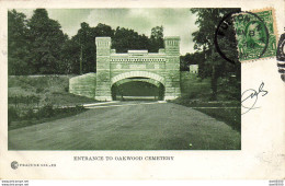 SYRACUSE NEW YORK ENTRANCE TO OAKWOOD CEMETERY - Syracuse