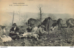 RARE  48 TYPES LOZERIENS LE REPOS DES LABOUREURS - Landwirtschaftl. Anbau