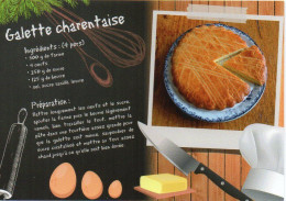 Recette - GALETTE CHARENTAISE - Editions MARCOU N° 176629 - Recettes (cuisine)