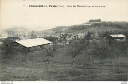 60 CHAUMONT EN VEXIN GARE DES MARCHANDISES ET LA LAITERIE - Chaumont En Vexin