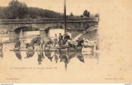 RARE  56 LES LAVANDIERES DE LA GACILLY DANS L'AFF - La Gacilly