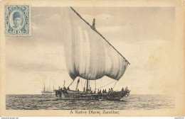 RARE A NATIVE DHOW ZANZIBAR - Tansania