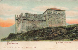 [-5%] SUISSE - Bellinzona - Castello Underwald - Vue Panoramique Sur Un Château - à Lextérieur - Carte Postale Ancienne - Bellinzone
