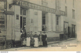 60 MAISON FABRE HOTEL RESTAURANT VILLETTE SENLIS HUITRES ESCARGOTS ANIMEE - Senlis