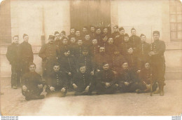 CARTE PHOTO NON IDENTIFIEE REPRESENTANT UNE SECTION DE SOLDATS PHOTO GUILLEMINOT PARIS - A Identifier