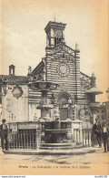 ITALIE PRATO LA CATTEDRALE E LA FONTANA DI S. STEFANO - Prato