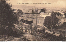 78 SAINT CYR ECOLE VUE PANORAMIQUE ET LA GARE - St. Cyr L'Ecole