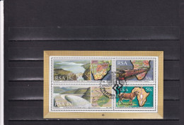 SA03 South Africa 1990 Co-operation In Southern Africa Minisheet Used - Gebraucht