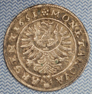 Liegnitz Brieg • 3 Kreuzer 1661 • Ludwig IV • Böhmen / Schlesien / Silesia / Legnica Brzeg / Ohlau • [24-474] - Other & Unclassified