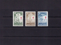 G022 Finland 1959 The Prevention Of Tuberculosis - Flowers CV$10 - Ungebraucht