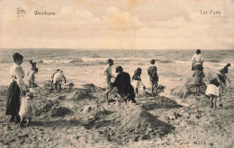 BELGIQUE - Wenduine - Les Forts Sur La Plage - Animé - Carte Postale Ancienne - Wenduine