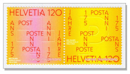 Switzerland 2024 (02) 175 Jahre Schweizer Post 175 Ans De La Poste Suisse 175 Years Swiss Post MNH ** Se-tenant Pair - Neufs