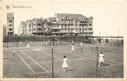 BELGIQUE - Duinbergen - Vue Sur Le Terrain De Tennis - Animé - Carte Postale Ancienne - Knokke
