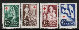 1945 Finland, Red Cross Complete Set **. - Ungebraucht