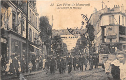 93-MONTREUIL- LES FÊTES DE MONTREUIL- UNE SOCIETE DE MUSIQUE - Montreuil