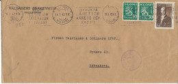 Finland Censored Cover Sent To Denmark 14-1-1942 - Brieven En Documenten