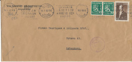 Finland Censored Cover Sent To Denmark 14-1-1942 - Briefe U. Dokumente