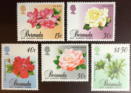 Bermuda 1988 Old Garden Roses Flowers MNH - Roses