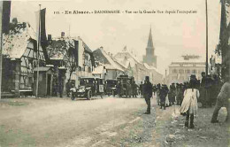 68 - Dannemarie - Vue Sur La Grande Rue Depuis L'occupation - Animée - Automobiles - CPA - Voir Scans Recto-Verso - Dannemarie