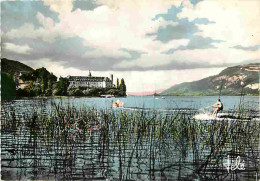 73 - Lac Du Bourget - Abbaye D'Hautecombe Et Les Plaisirs Nautiques - CPM - Voir Scans Recto-Verso - Le Bourget Du Lac