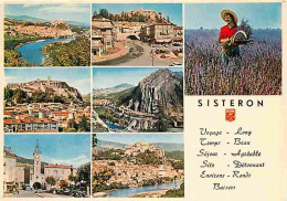 04 - Sisteron - Multivues - Champs De Lavande - CPM - Voir Scans Recto-Verso - Sisteron