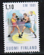 1981 Finland European Boxing Championships MNH. - Unused Stamps