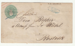 Mecklenburg-Schwerin Postal Stationery Letter Cover Posted B240401 - Mecklenburg-Schwerin