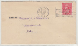 New Zealand Letter Cover Posted 1927 B240401 - Briefe U. Dokumente