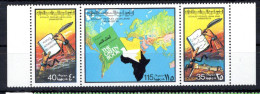 LIBYA 1977 Décembre; Livre Vert; Michel-N° 621 - 623 - Tenant; MNH, Neuf ** - Libia