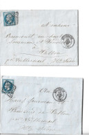 2 Courriers 1867 / 68 MULHOUSE / IQUES BING Commande De Fourneaux à Usine FALLON 70 - 1800 – 1899