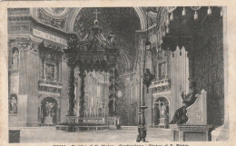 96-Roma Basilica Di San Pietro  Confessione Statua Di S.Pietro - San Pietro