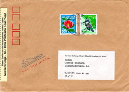 76545 - Japan - 1997 - ¥80 Ruettelfischer MiF A LpBf OFUNA -> Deutschland, M Rest V Dt Laufzeitpruefkarte - Briefe U. Dokumente