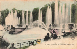 FRANCE - Versailles - Le Bassin De Neptune - Un Dimanche De Grandes Eaux - Animé - Carte Postale Ancienne - Versailles