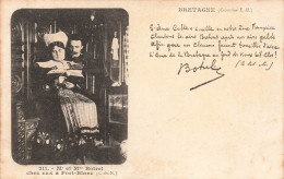 SPECTACLE - Théâtre - M. Et Mme Th. Botrel Chez Eux à Port Blanc - Carte Postale Ancienne - Theatre