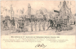 CPA Carte Postale Bruxelles Fêtes Jubilaires Du 75me Anniversaire De L'Indépendance Nationale  Illustration  VM79051 - Feiern, Ereignisse