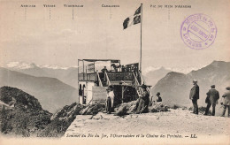 FRANCE - Lourdes - Sommet Du Pic Du Jer - L'observatoire Et La Chaîne Des Pyrénées - L L - Carte Postale Ancienne - Lourdes