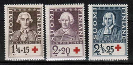 1935 Finland Red Cross Complete Set MNH. - Nuevos