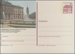 P138-p8/114 7520 Bruchsal, Barockschloß-Gartenseite ** - Cartes Postales Illustrées - Neuves