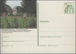 P134-i13/195 6660 Zweibrücken - Europas Rosengarten ** - Cartes Postales Illustrées - Neuves