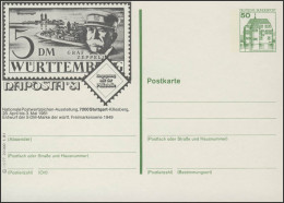 P134-i5/077 7000 Stuttgart-Killesberg, Graf Zeppelin NAPOSTA ** - Cartes Postales Illustrées - Neuves