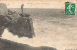 FRANCE - Batz - Rocher De Pierre Longue - Carte Postale Ancienne - Batz-sur-Mer (Bourg De B.)